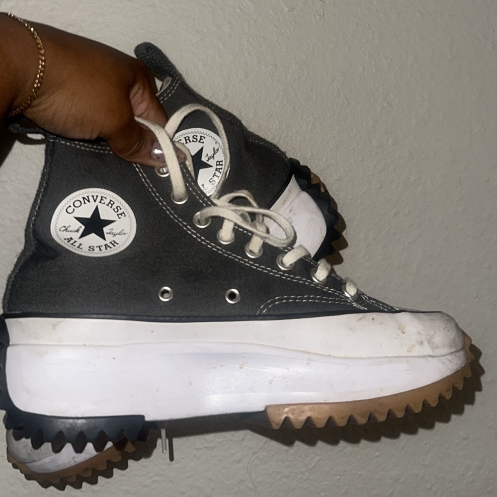 Converse Black and White High-Top Sneakers